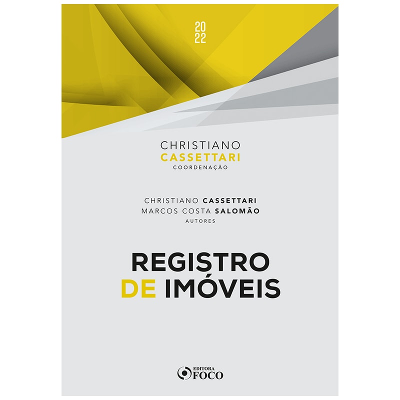 REGISTRO DE IMÓVEIS - 1ª ED - 2022