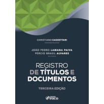 REGISTRO DE TÍTULOS E DOCUMENTOS - 3ª ED - 2020