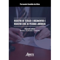 REGISTRO DE TÍTULOS E DOCUMENTOS E REGISTRO CIVIL DE PESSOAS JURÍDICAS