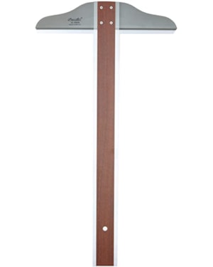 REGUA T TRIDENT FENOLOGICA COM BORDA ACRILICA 50 CM FIXA