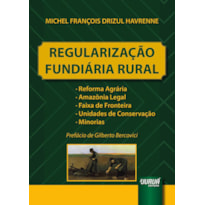 REGULARIZAÇÃO FUNDIÁRIA RURAL - REFORMA AGRÁRIA, AMAZÔNIA LEGAL, FAIXA DE FRONTEIRA, UNIDADES DE CONSERVAÇÃO, MINORIAS - PREFÁCIO DE GILBERTO BERCOVICI