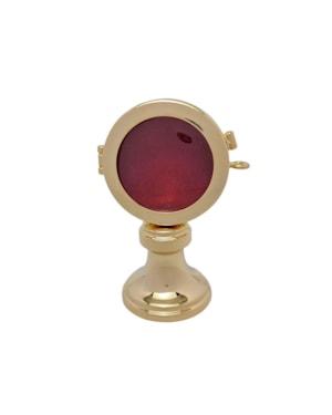 RELICARIO 9CM DE ALTURA DOURADO