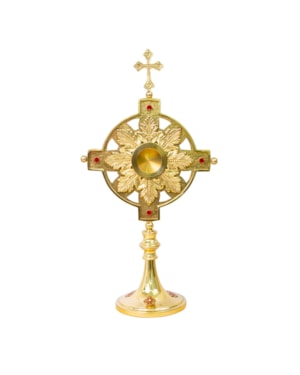 RELICÁRIO CRUZ 44CM DE ALTURA DOURADO