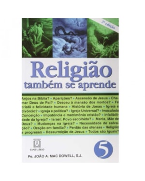 RELIGIAO TAMBEM SE APRENDE - VOL. 05