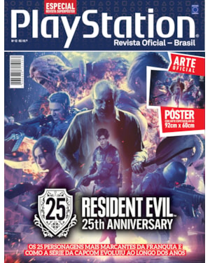 RESIDENT EVIL 25TH ANNIVERSARY - SUPERPÔSTER PLAYSTATION