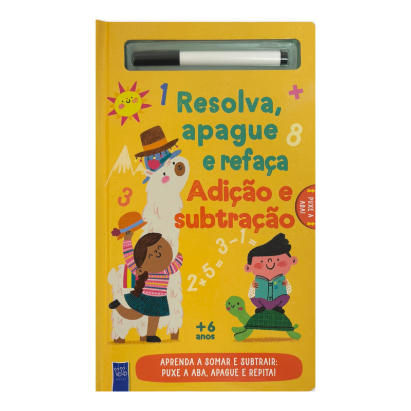 Resolva, apague e refaça - Adição e subtração