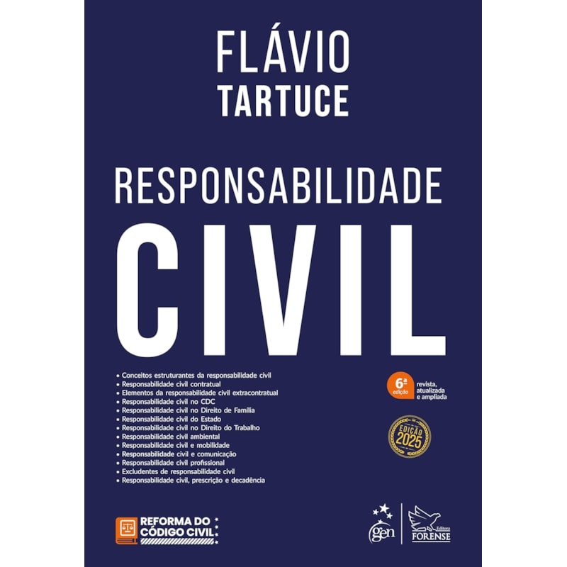RESPONSABILIDADE CIVIL - 6º EDIÇÃO 2025