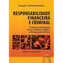 RESPONSABILIDADE FINANCEIRA E CRIMINAL - DIREITOS CONSTITUCIONAIS SOCIAIS, DINHEIROS PÚBLICOS E RECUPERAÇÃO DE ATIVOS - PREFÁCIO DE JÓNATAS MACHADO