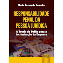 RESPONSABILIDADE PENAL DA PESSOA JURÍDICA - A TEORIA DO DELITO PARA A INCRIMINAÇÃO DA EMPRESA