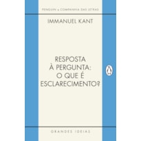 RESPOSTA À PERGUNTA: O QUE É ESCLARECIMENTO?: E OUTROS TEXTOS