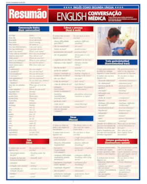 RESUMAO ENGLISH CONVERSACAO MEDICA - 1ª