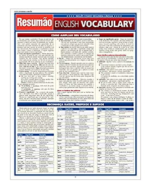 RESUMAO ENGLISH VOCABULAR - 1ª