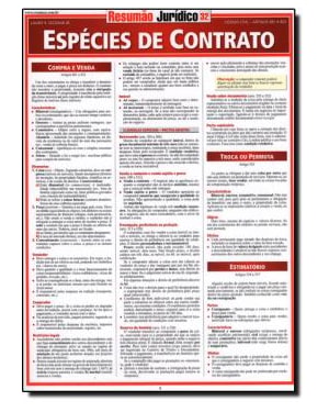 RESUMAO JURIDICO - ESPECIES DE CONTRATO - 1