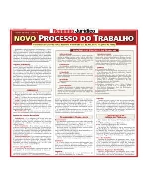 RESUMÃO JURÍDICO - NOVO PROCESSO DO TRABALHO