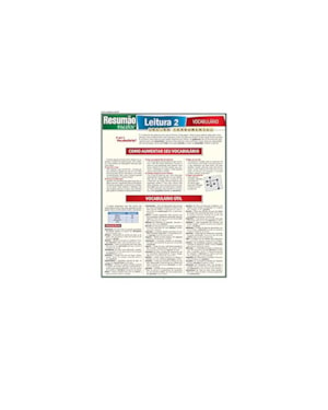 RESUMAO LEITURA 2 VOCABULARIO - 1ª