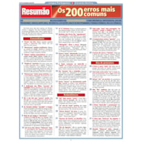 RESUMÃO - OS 200 ERROS MAIS COMUNS