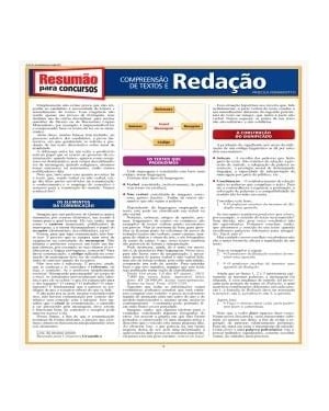 RESUMÃO PARA CONCURSOS - COMPREENSÃO DE TEXTOS E REDAÇÃO