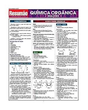 RESUMAO - QUIMICA ORGANICA - REACOES