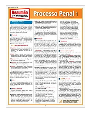 RESUMAO RESUAMAO CONCURSOS PROCESSO PENAL 1