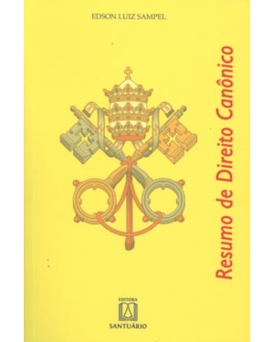 RESUMO DE DIREITO CANONICO