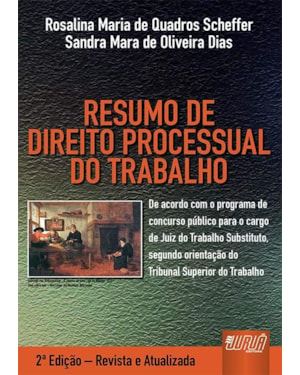 RESUMO DE DIREITO PROCESSUAL DO TRABALHO