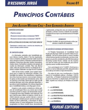 RESUMOS JURUÁ - CONTÁBIL - PRINCÍPIOS CONTÁBEIS - VOLUME 01