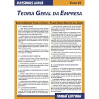 RESUMOS JURUÁ - DIREITO - TEORIA GERAL DA EMPRESA - VOLUME 01