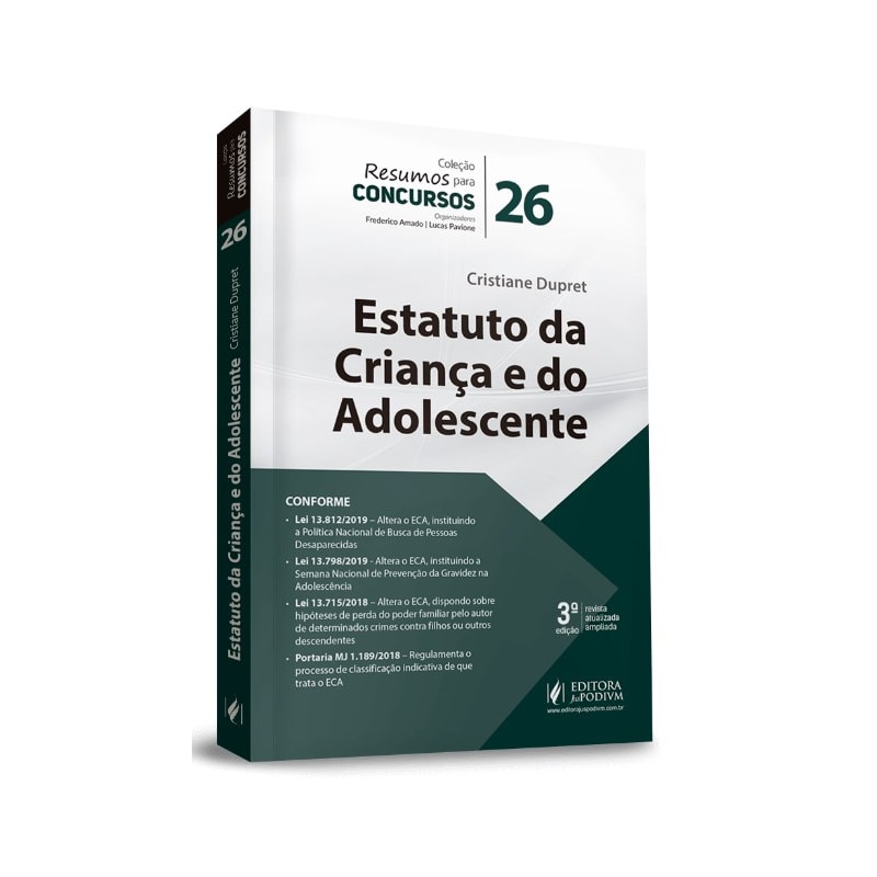 RESUMOS PARA CONCURSOS - ESTATUTO DA CRIANÇA E DO ADOLESCENTE