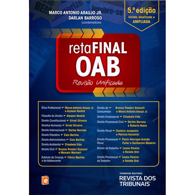 RETA FINAL OAB - REVISAO UNIFICADA - 5° ED