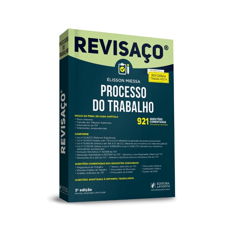 REVISAÇO - PROCESSO DO TRABALHO