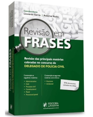 REVISÃO EM FRASES - DELEGADO DE POLÍCIA