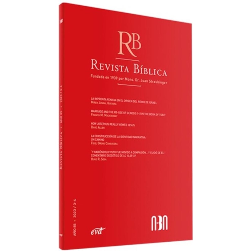 REVISTA BÍBLICA 2023/3-4 - AÑO 85