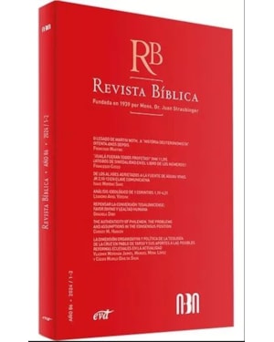 REVISTA BIBLICA 2024 1 2 AÑO 86
