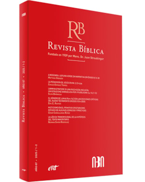 REVISTA BÍBLICA 2025/1-2 - AÑO 87