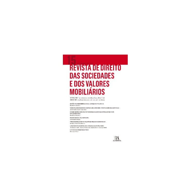 Revista de direito das sociedades e dos valores mobiliários