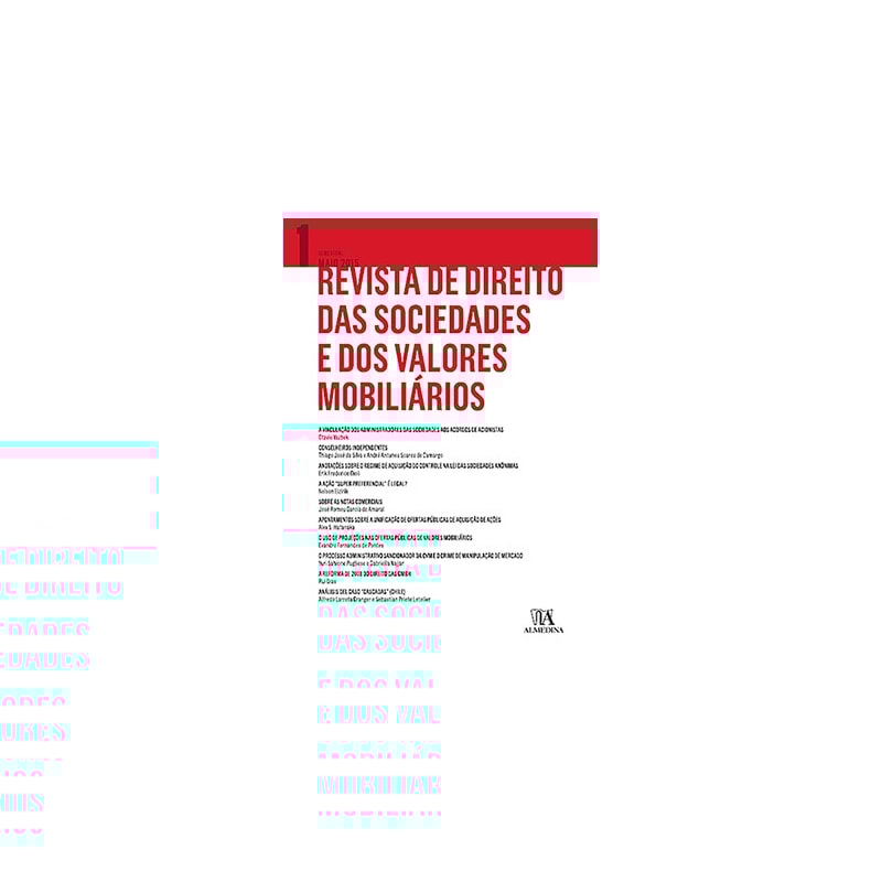 Revista de direito das sociedades e dos valores mobiliários