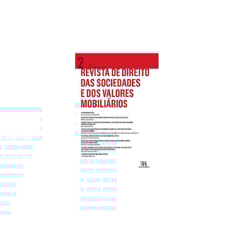 Revista de direito das sociedades e dos valores mobiliários