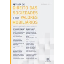 Revista de direito das sociedades e dos valores mobiliários: especial