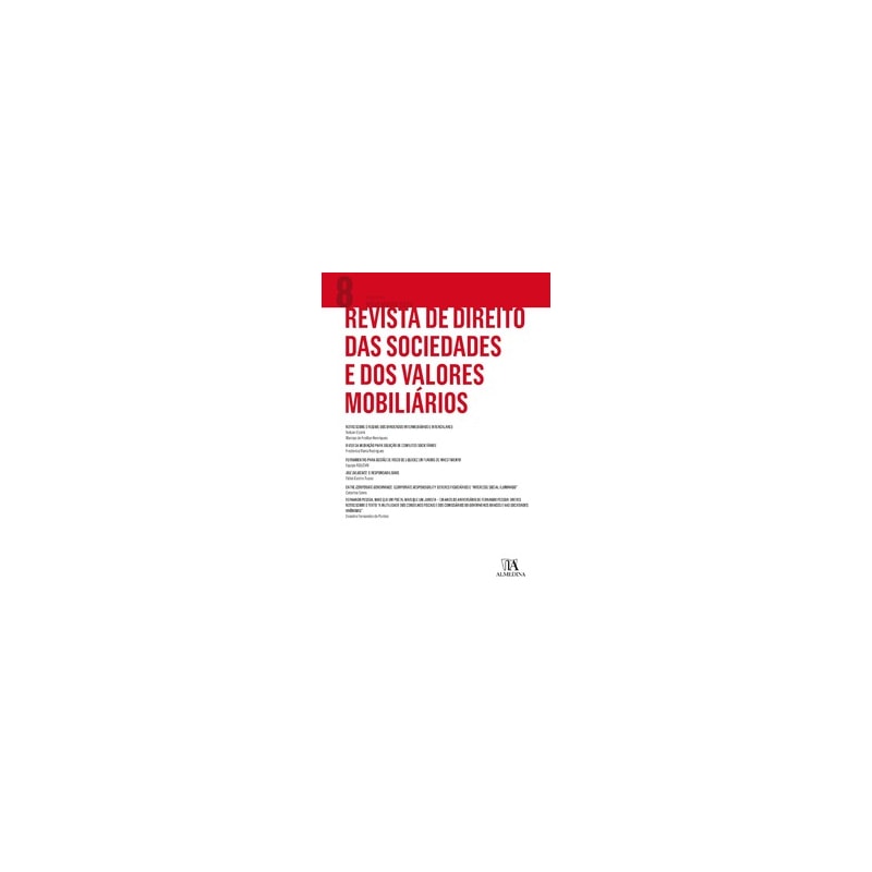 Revista de direito das sociedades e dos valores mobiliários nº 8