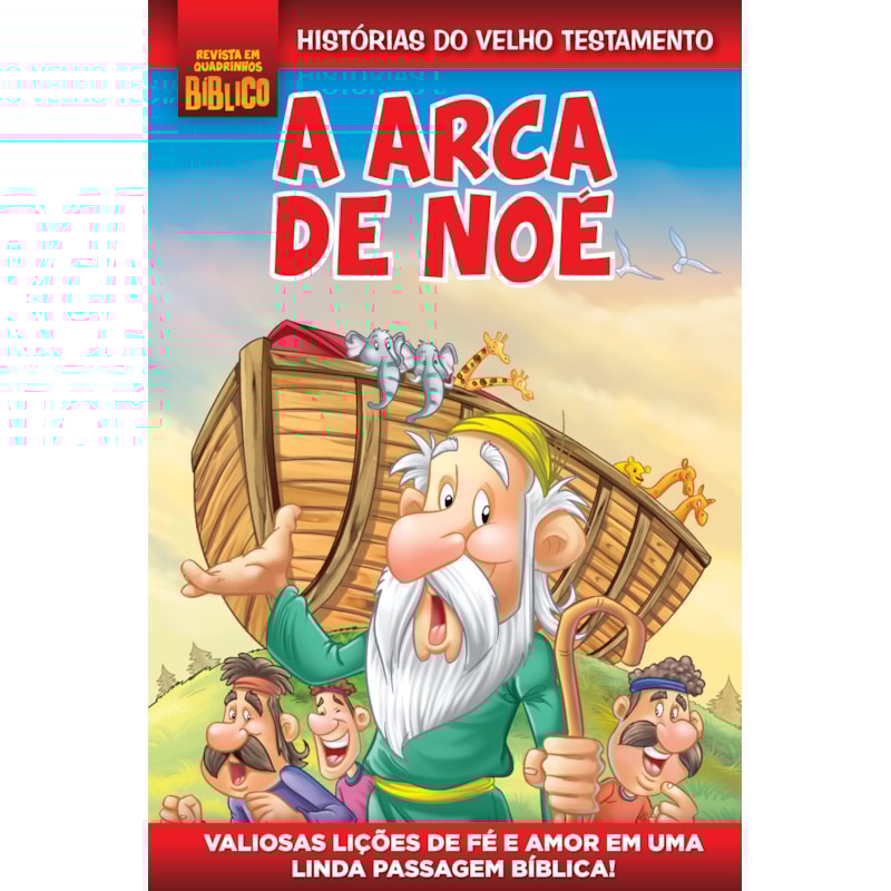 REVISTA EM QUADRINHOS BÍBLICO EDIÇÃO 01 - A ARCA DE NOÉ