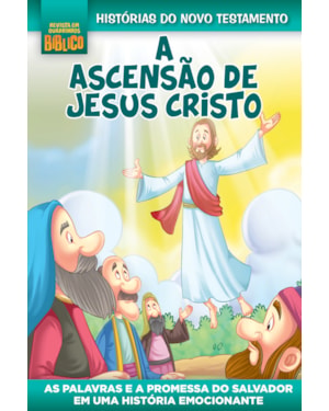 REVISTA EM QUADRINHOS BÍBLICO EDIÇÃO 02 - A ASCENSÃO DE JESUS