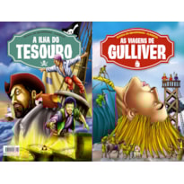 REVISTA EM QUADRINHOS CLÁSSICOS EDIÇÃO 02 - A ILHA DO TESOURO + AS VIAGENS DE GULIVER