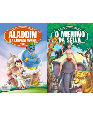 REVISTA EM QUADRINHOS CLÁSSICOS EDIÇÃO 03 - ALLADIN + O MENINO DA SELVA