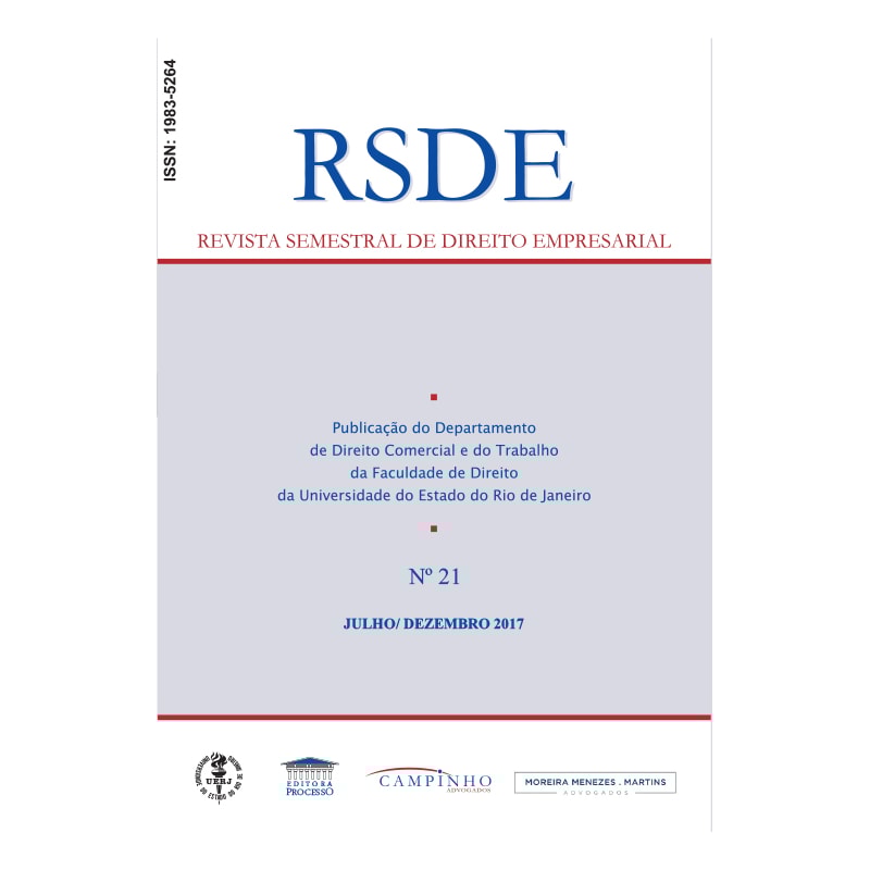 REVISTA SEMESTRAL DE DIREITO EMPRESARIAL Nº 21