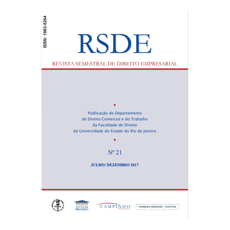 REVISTA SEMESTRAL DE DIREITO EMPRESARIAL Nº 21