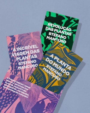 REVOLUÇÃO VEGETAL - KIT COM CAIXA ESPECIAL + POSTAL: A REVOLUÇÃO DAS PLANTAS + INCRÍVEL VIAGEM DAS PLANTAS + A PLANTA DO MUNDO
