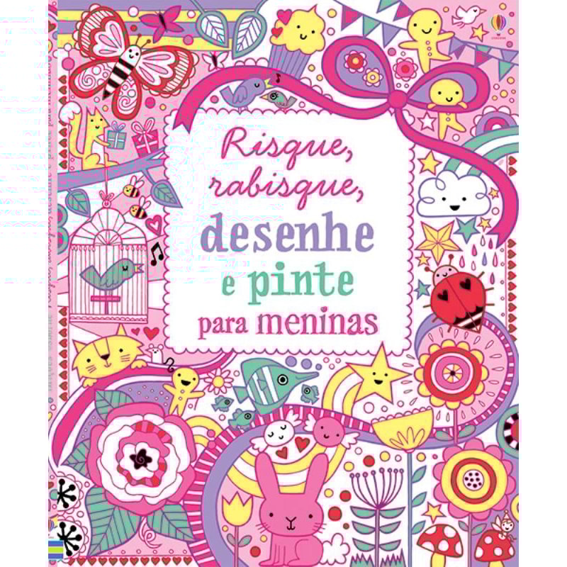 RISQUE, RABISQUE, DESENHE E PINTE PARA MENINAS