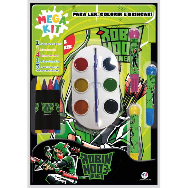 ROBIN HOOD GAMER - PARA LER, COLORIR E BRINCAR