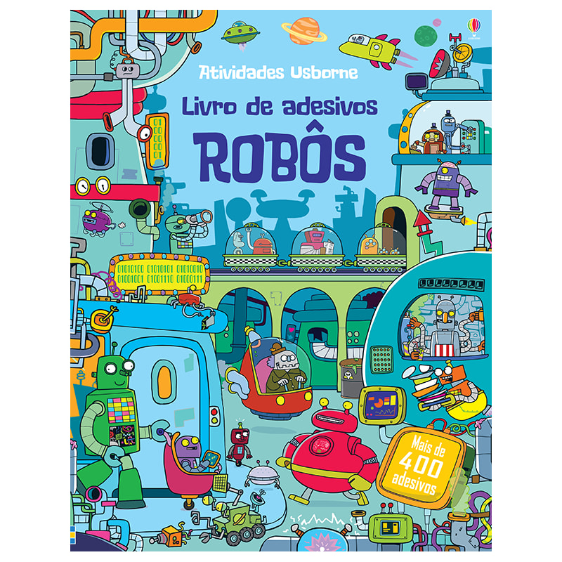 ROBÔS : LIVRO DE ADESIVOS
