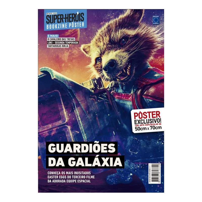 ROCKET - GUARDIÕES DA GALÁXIA VOL 3 - SUPERPÔSTER MUNDO DOS SUPER-HERÓIS
